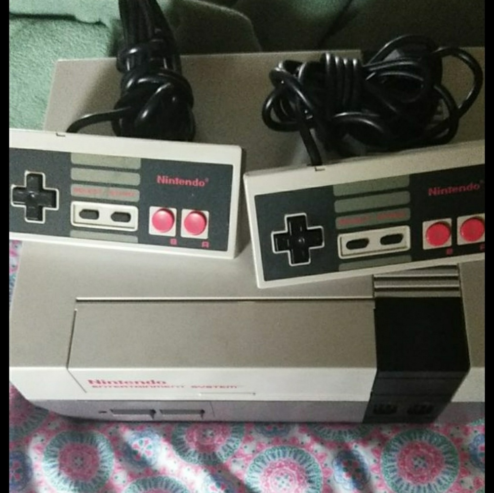 Nintendo game system all the wires are here accept